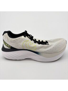 Topo Atmos Mens Size 8.5 Bone Black Athletic Running Walking Shoes Sneakers